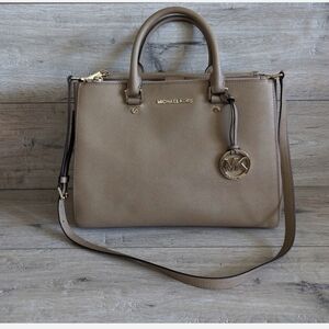 Michael Kors Brown Leather Satchel